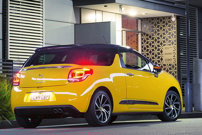 Citroen DS3 Rear Parked