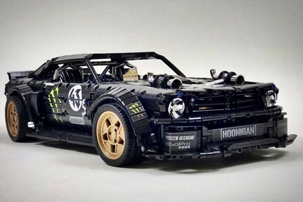 Realistic Lego Mustang Hoonicorn V2 model