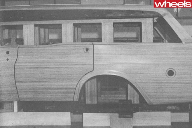 1967-Ford -Falcon -Car -of -The -Year -wooden -model