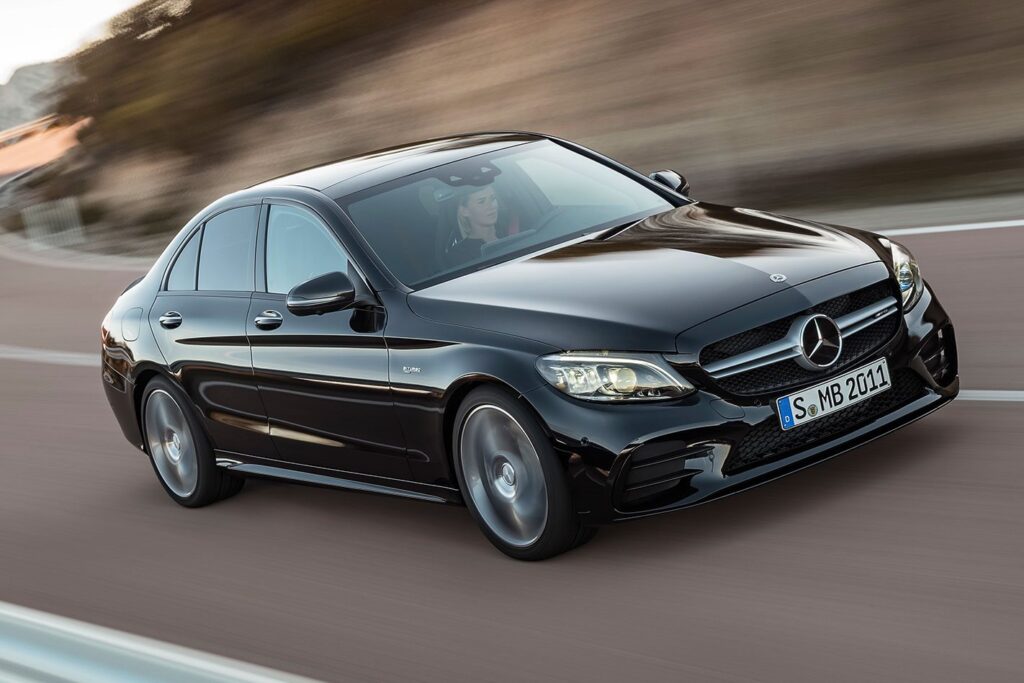 2018 Mercedes AMG C43 updated front 34 dynamic 1
