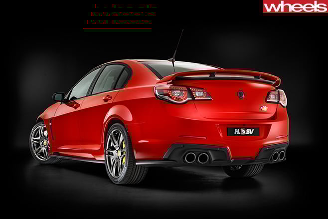HSV-Track -Pack -edition -rear -side