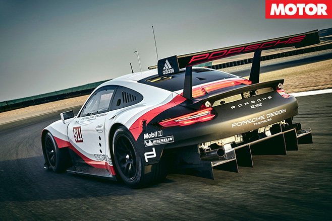 2017 Porsche 911 RSR rear