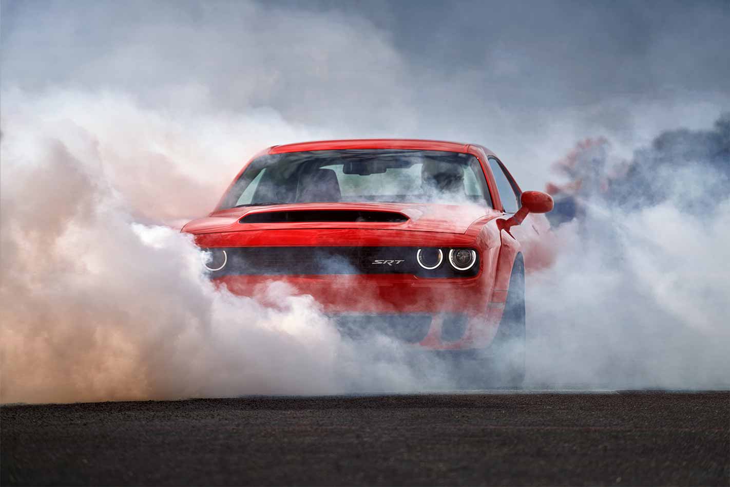 2018 Dodge Challenger SRT Demon burnout