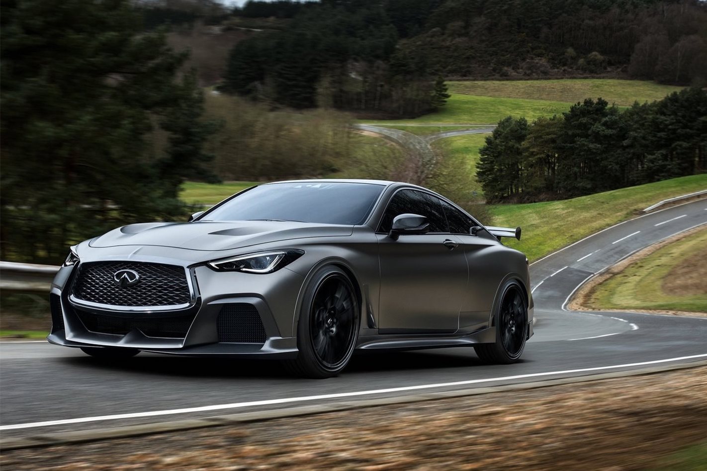 2017 Infiniti Q60 Project Black S Concept driving