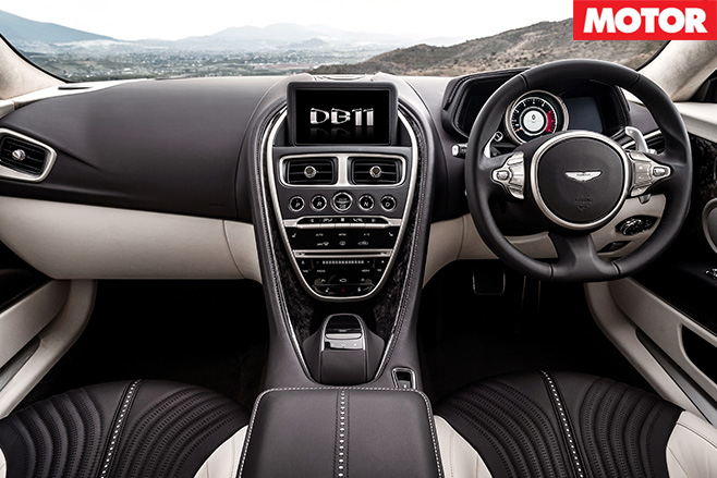 Aston martin db11 interior