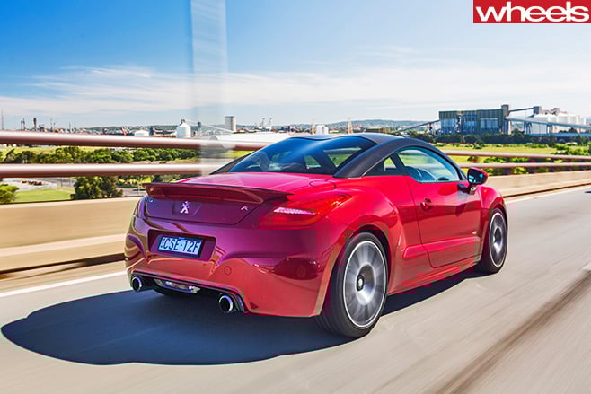 Peugeot -RC-Z-rear -driving -on -highway