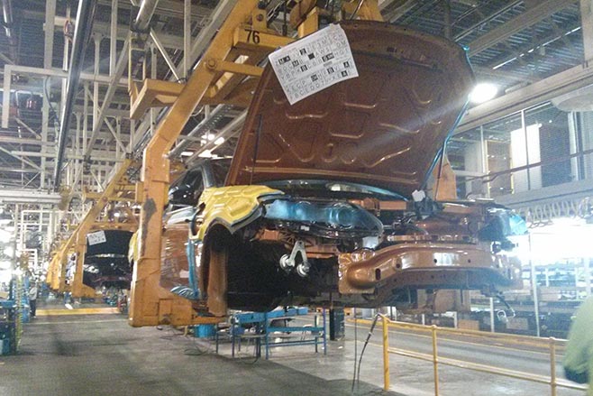 FPV GT-F 500 assembly line