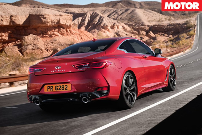 Infiniti Q60 rear