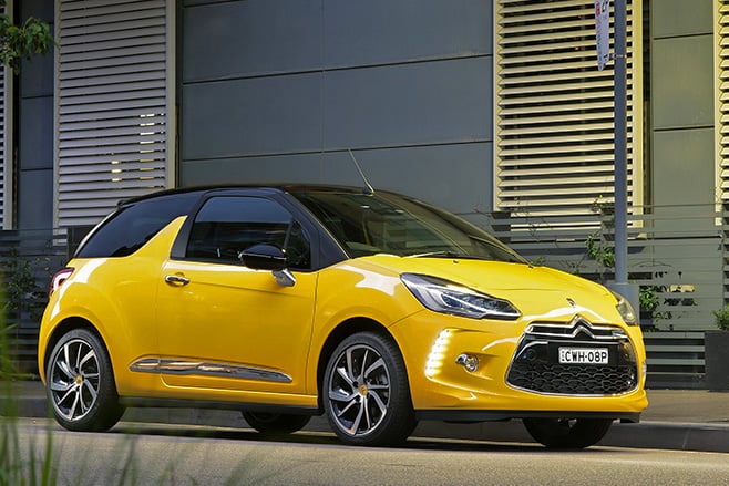 Citroen DS3 parked side