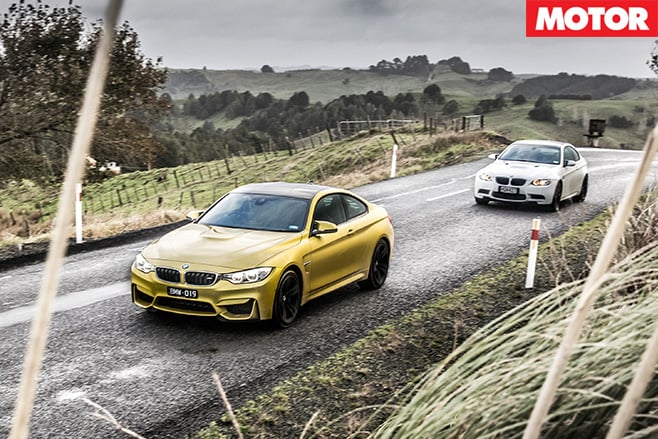 Bmw m4 vs bmw m3 driving