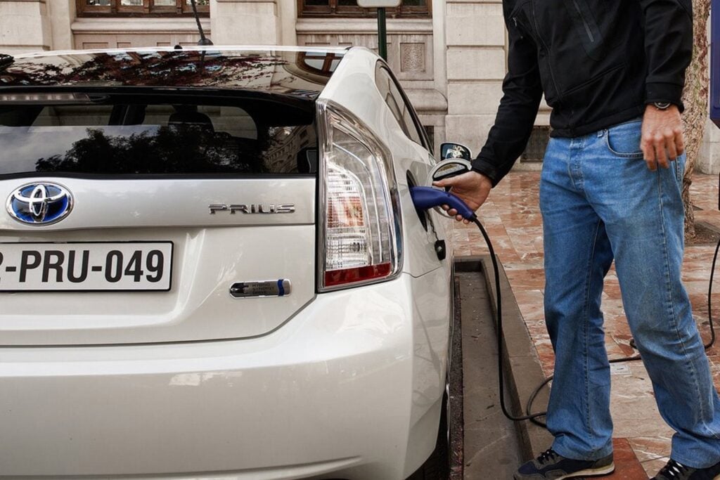 Toyota Prius charging