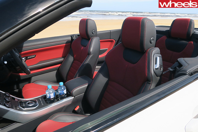 Range -Rover -Evoque -convertible -roof -down