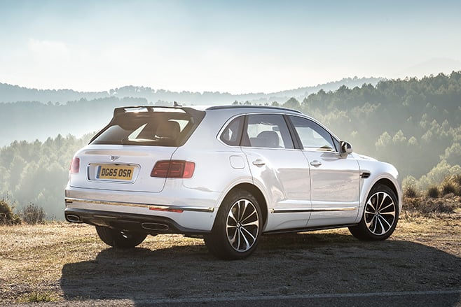 Bentley Bentayga side rear