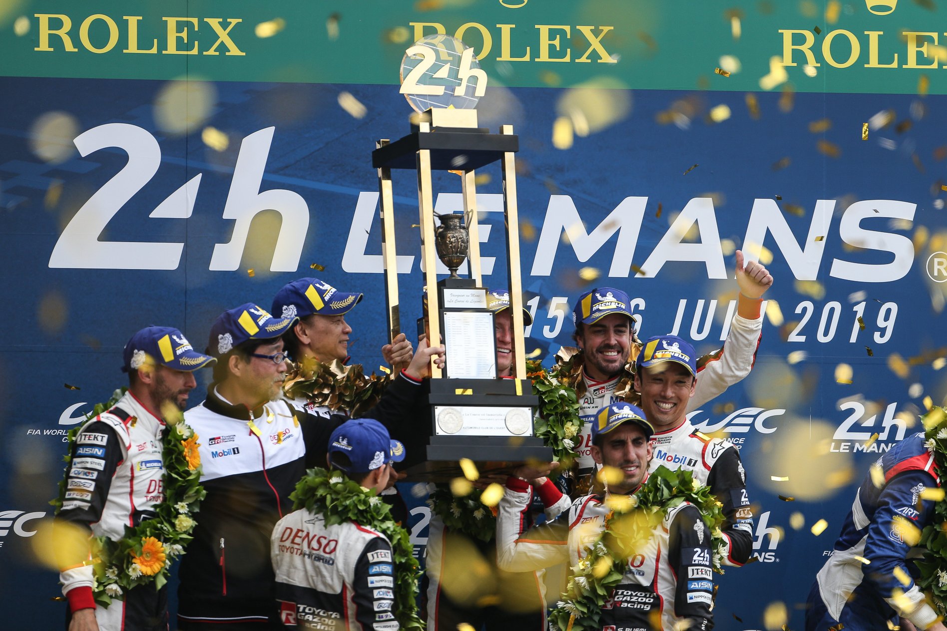 Le Mans podium 2019