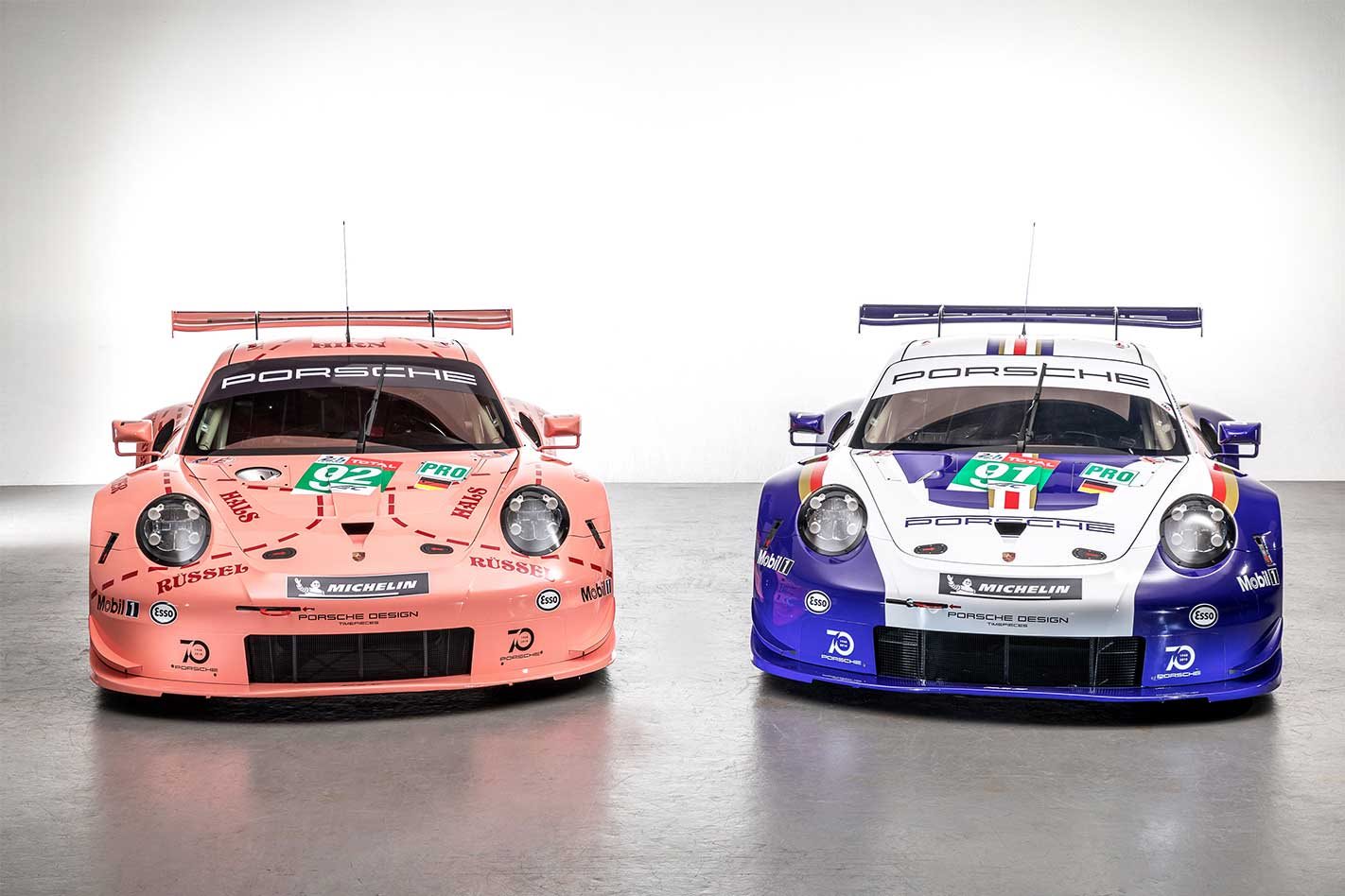 Porsche 911 RSRs to wear legendary liveries at Le Mans