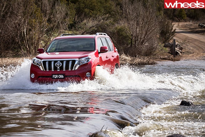 Toyota -prado -review -wading