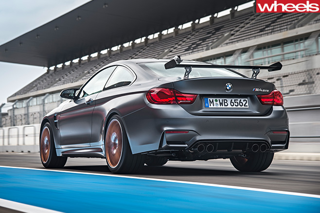 BMW-M4-GTs -rear -side