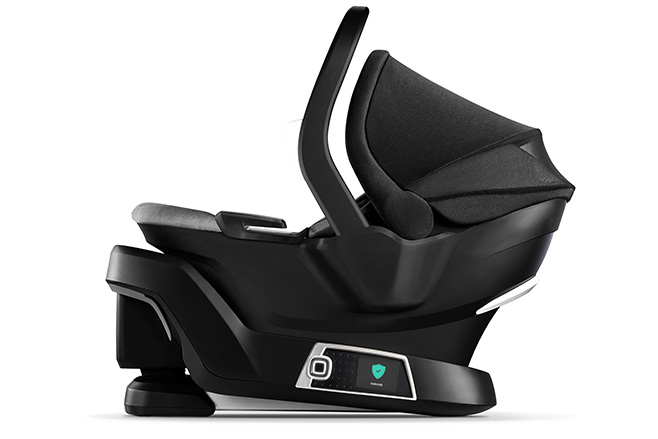 Self installing car seat