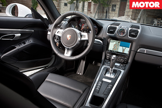 Porsche Cayman interior