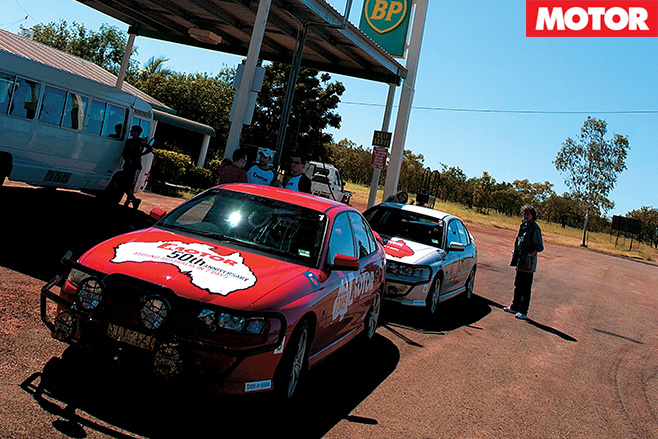Waiting at the petrol station