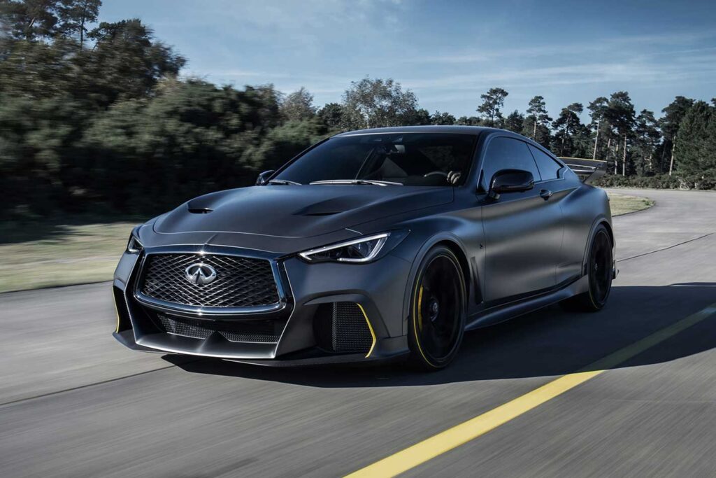 Infiniti Q60 Project Black S revealed 2018 Paris Motor Show