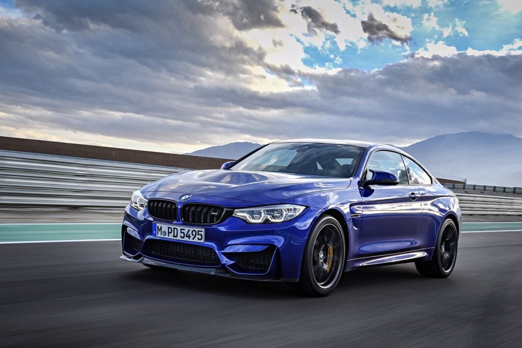 BMW M4 CS head long