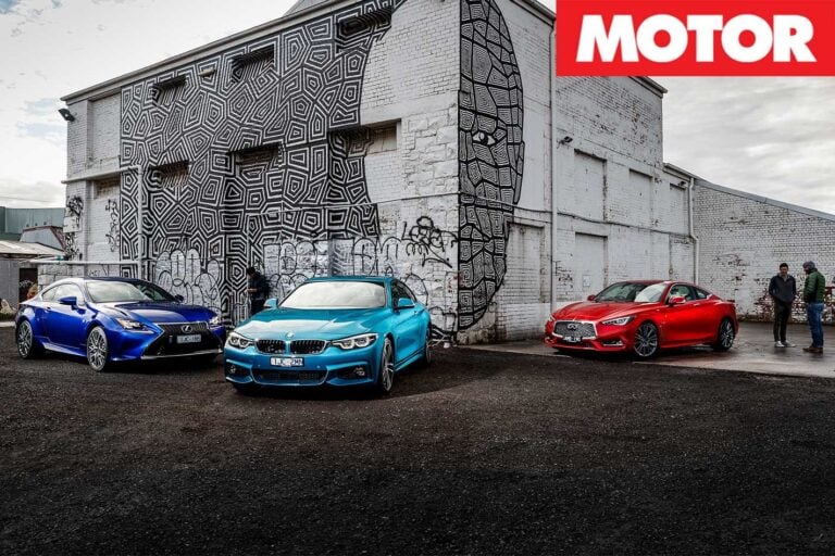 2018 Infiniti Q60 Red Sport vs Lexus RC350 vs BMW 440i comparison