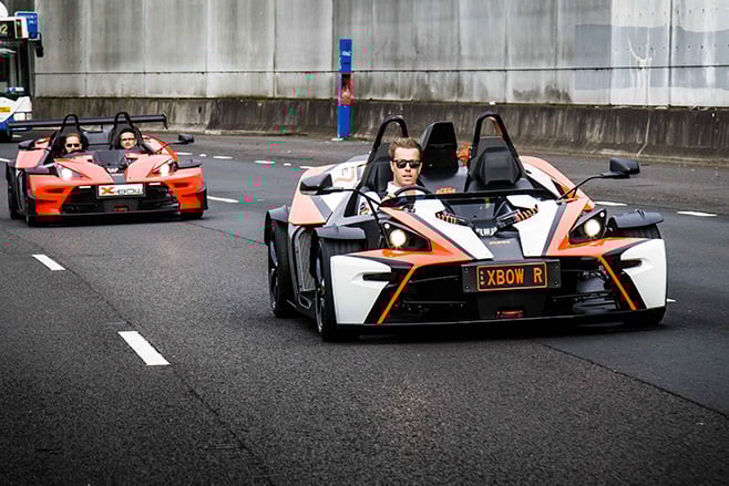 KTM X Bow driving