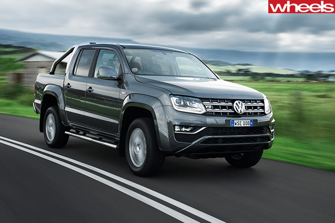 2017-Volkswagen -Amarok -Ultimate -driving -front -side