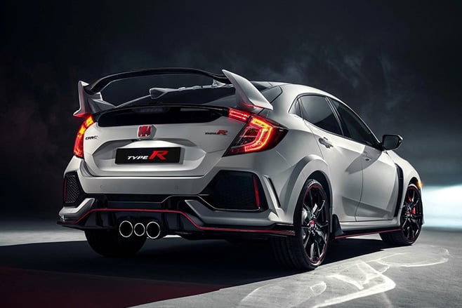 2018 Honda Civic Type R rear