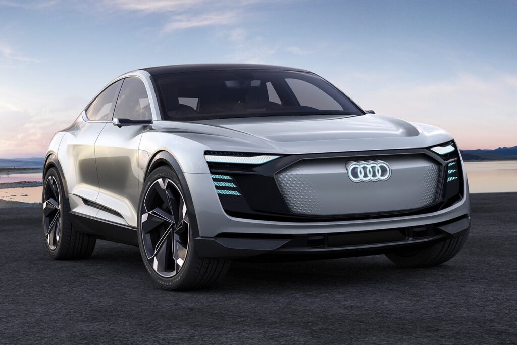 2017 Audi e tron Sportback concept front main