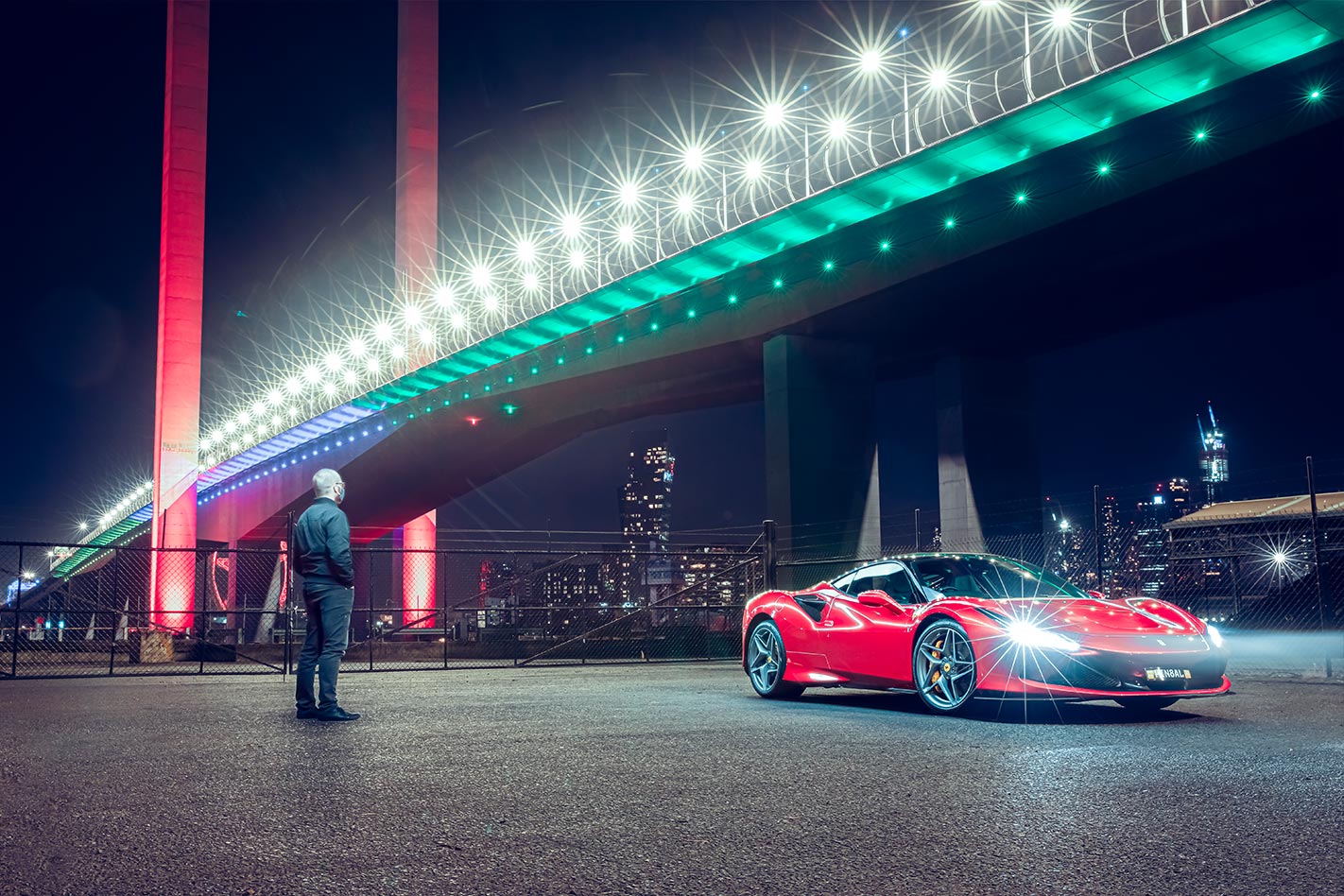 Ferrari F8 Tributo bolte bridge