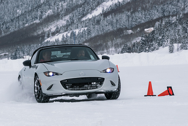 Mazda MX-5 snow cones