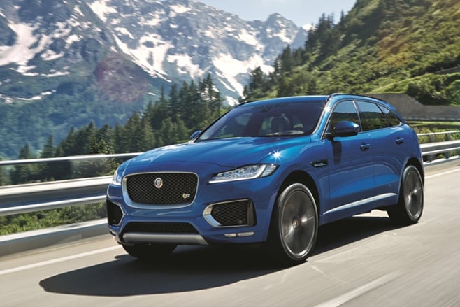 Jaguar F-Pace Front Side
