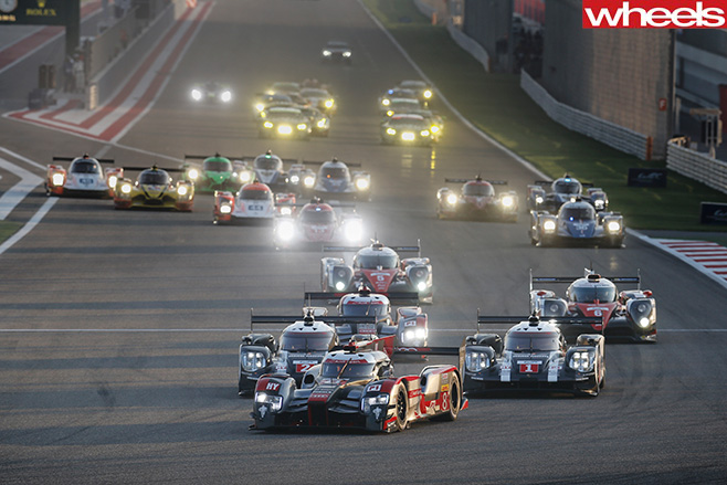 WEC-cars -field