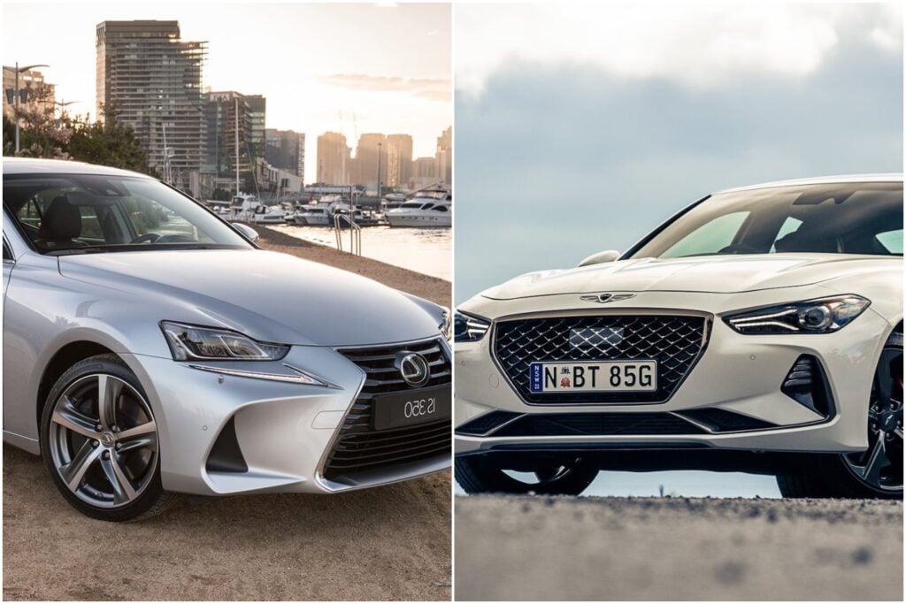 Lexus IS350 vs Genesis G70