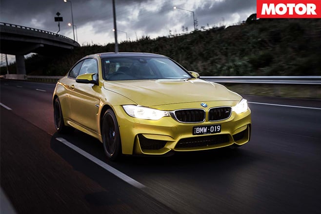 Bmw m4 driving