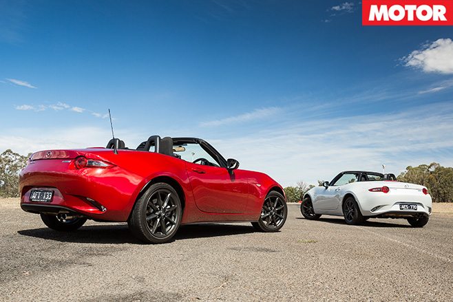 Mazda MX-5 1.5 litre vs 2.0 litre rear