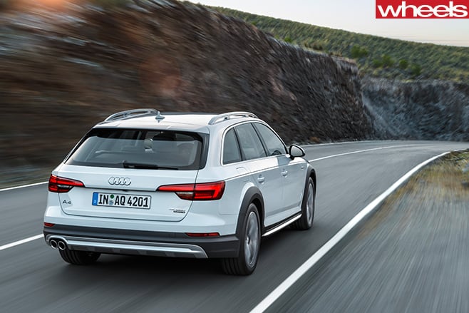 Audi -A4-Off -road -Quattro -rear -side