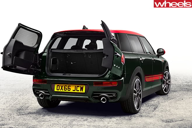 2017-mini -clubman -jcw -rear -static -doorsopen