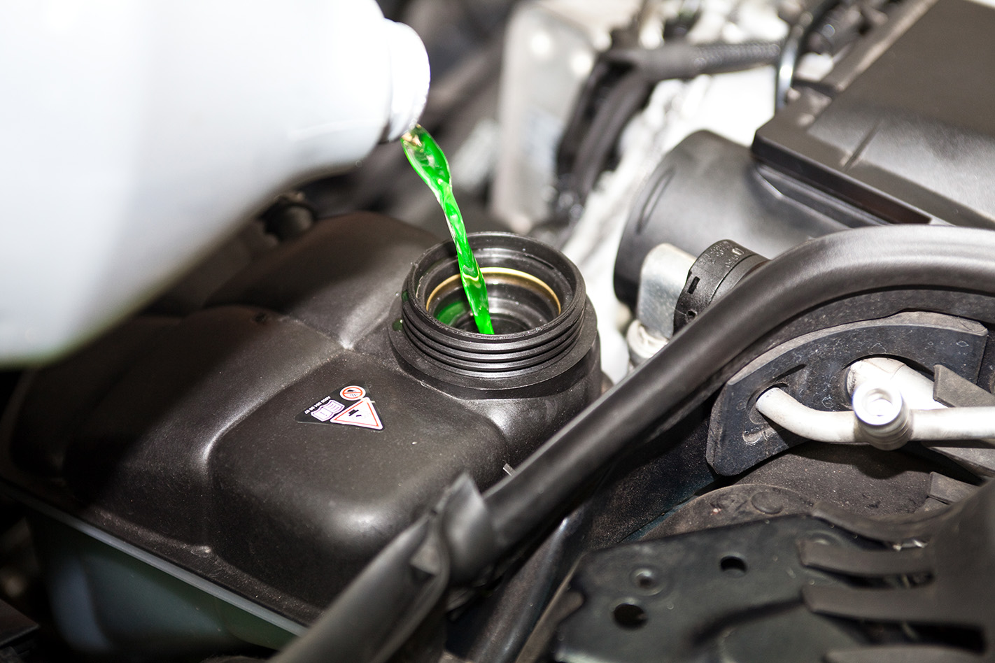 filling up coolant