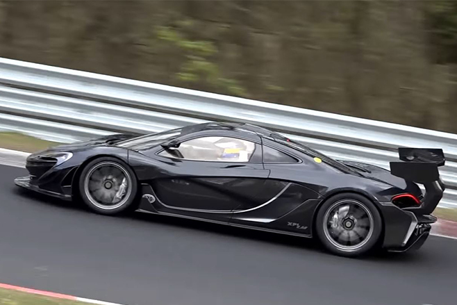 McLaren P1 LM Nurburgring lap