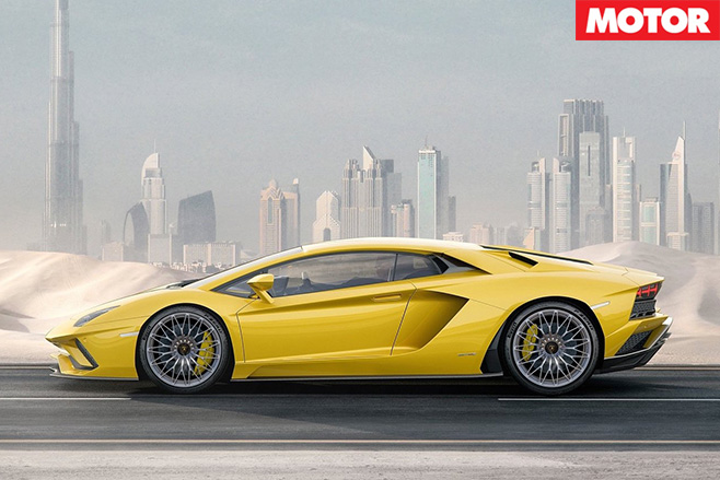2017 Lamborghini Aventador S side