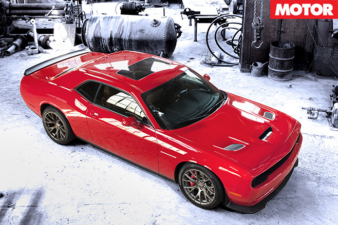 Dodge Challenger SRT top view