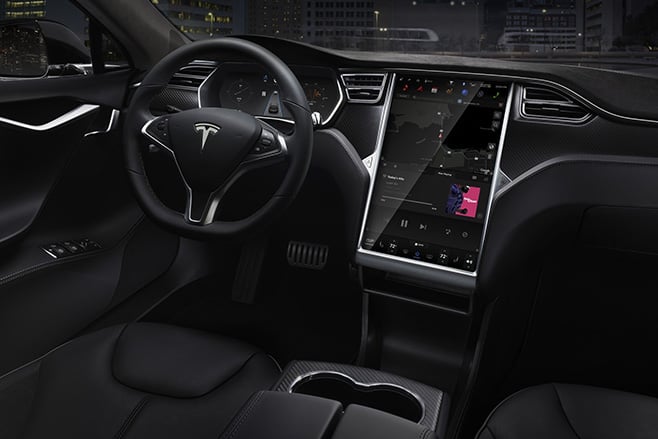 Tesla Model S interior