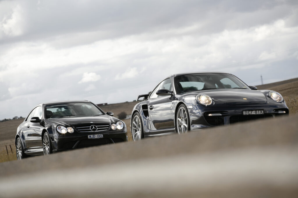 This month in MOTOR 13 years ago: 911 GT2 v CLK63 Black Series