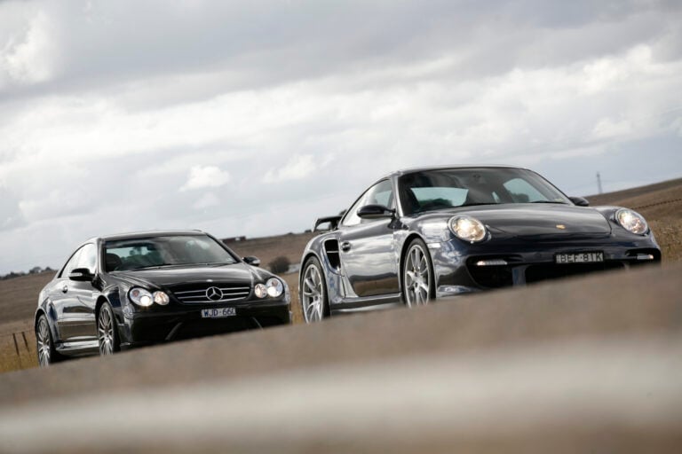 This month in MOTOR 13 years ago: 911 GT2 v CLK63 Black Series