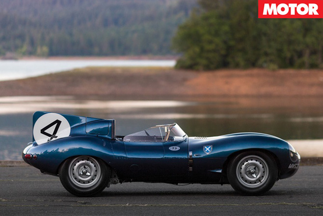 Jaguar d-type side