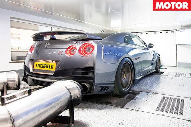Litchfield LM20 Nissan GT-R dyno