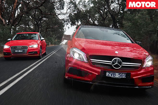 Audi S3 vs Mercedes-Benz A45 AMG
